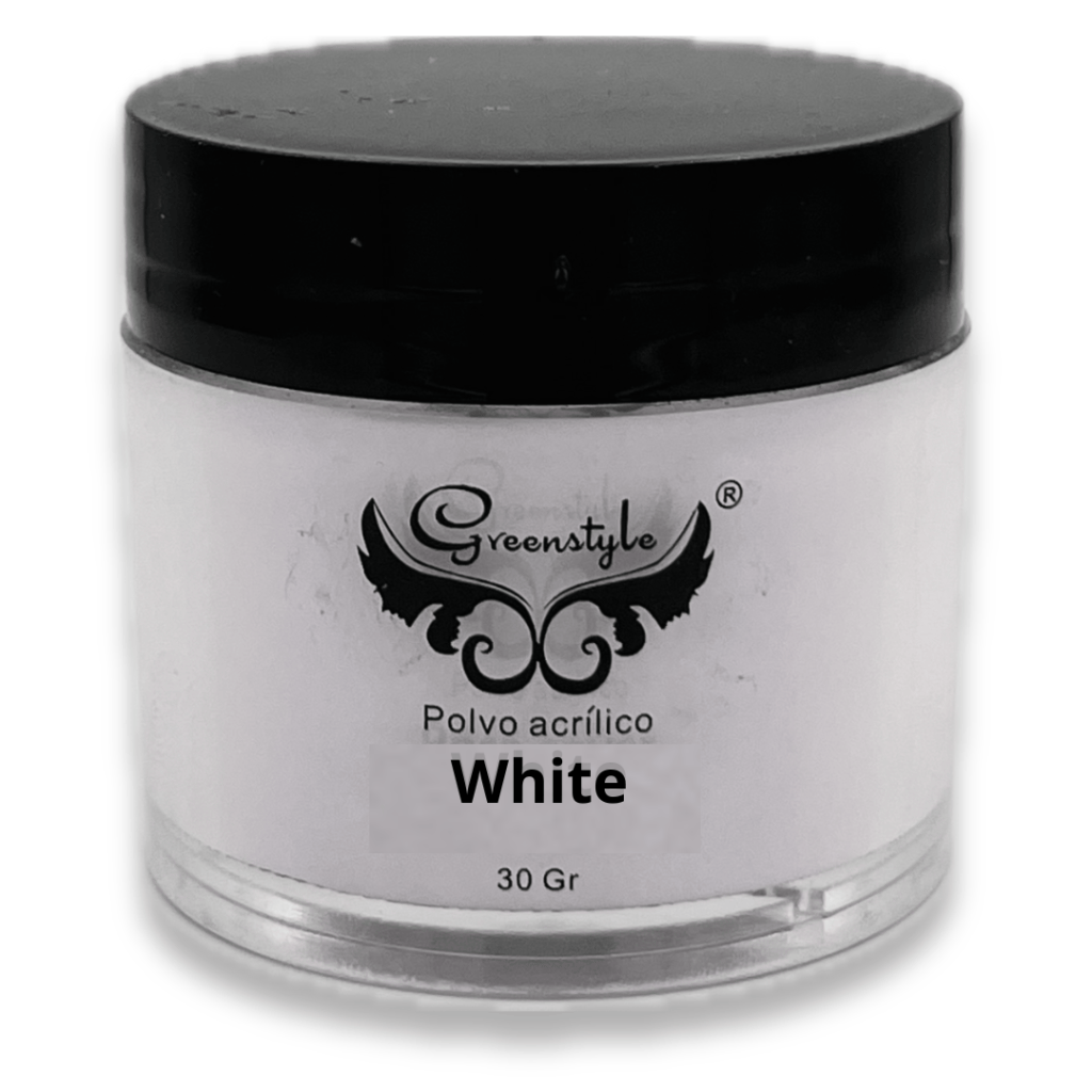 Polvo acrílico blanco