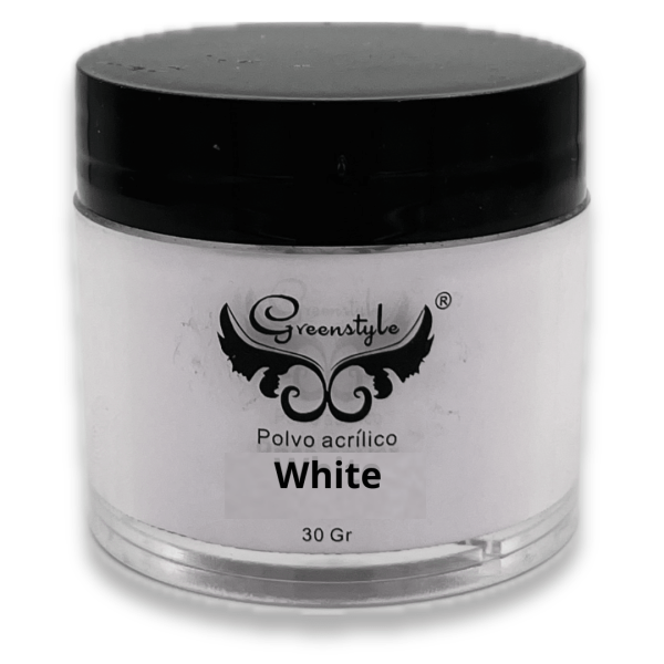 Polvo acrílico blanco