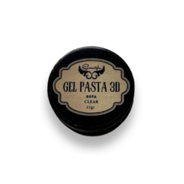 Gel pasta 3D transparente
