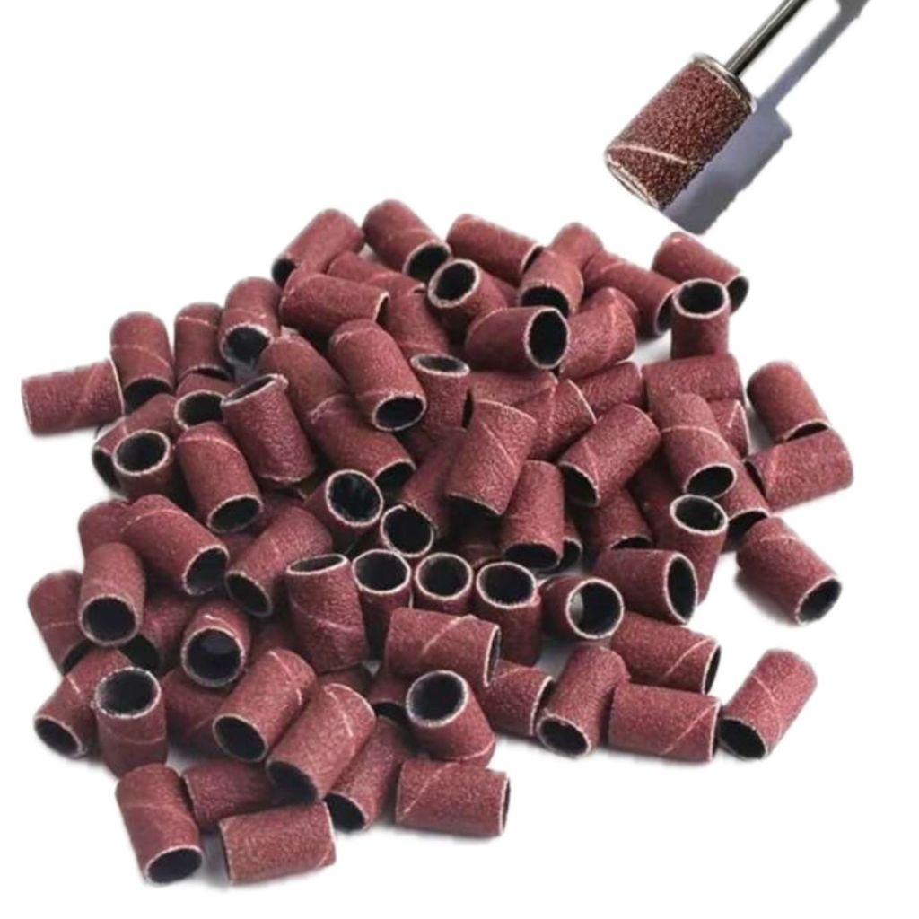 Barriles de Lima Grano 120/180 + Fresa (Mandril)  para Torno de Uñas
