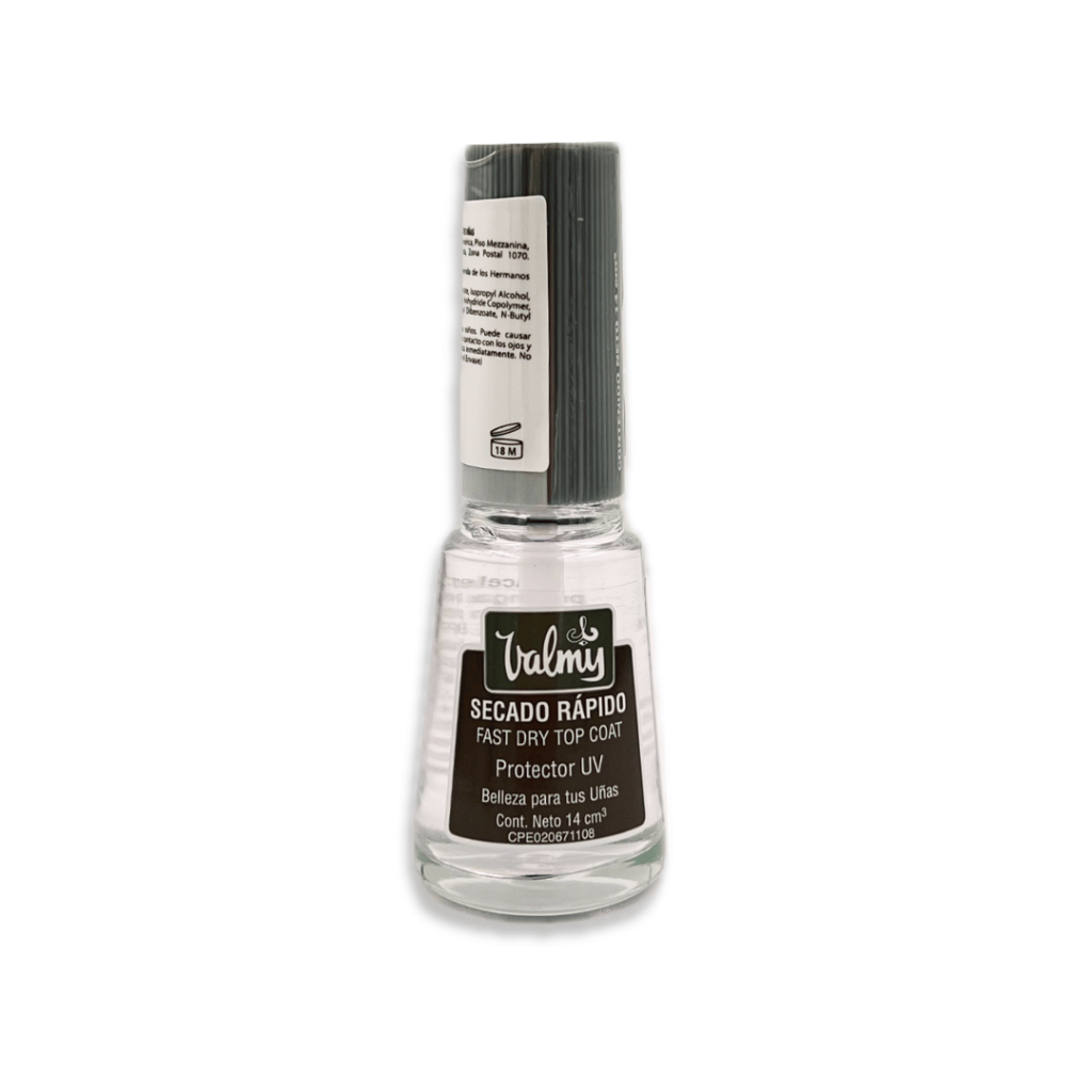 Valmy Top Coat Secado Rápido con Brillo Intenso